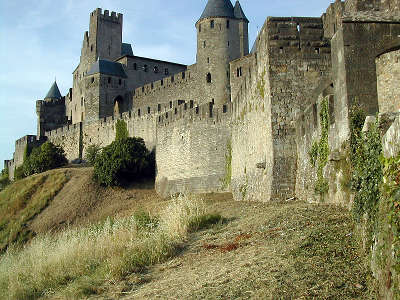 Carcassonne parcours touristique en languedoc roussillon