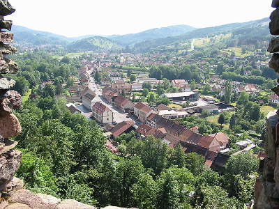 La broque en amont de schirmeck dans la vallee de la bruche route des vosges centrales guide du tourisme du bas rhin alsace