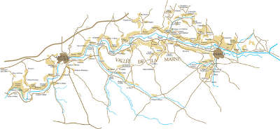 Plan de la route du champagne vallee de la marne ouest 1