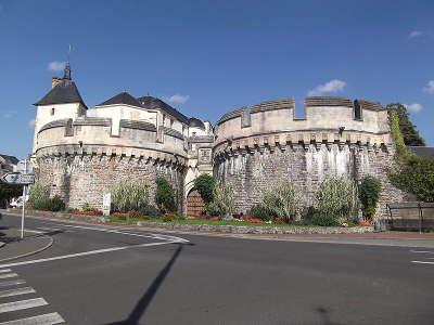 Ancenis le chateau vue sur la loire routes touristiques de loire atlantique guide du tourisme du pays de la loire