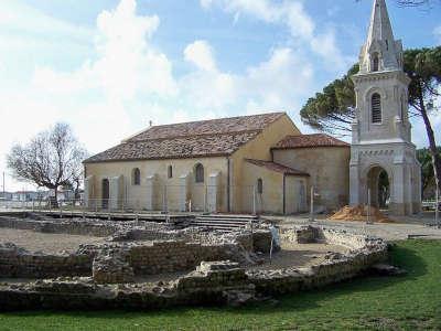 Andernos les bains l eglise saint eloi et le site des vestiges gallo romains route touristique de la gironde guide touristique de l aquitaine