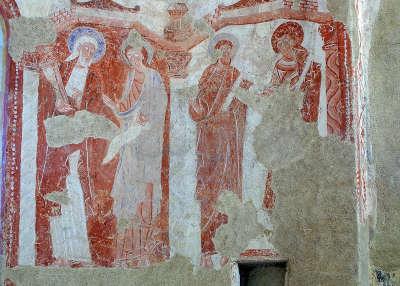 Areines l eglise notre dame peinture murale road trip dans le loir et cher guide du tourisme centre val de loire