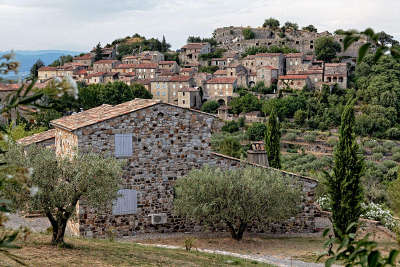 Banne route des villages perches