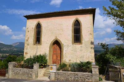 Bourdeau temple methodiste appele la chapelle routes touristiques de la drome guide touristique de rhone alpes