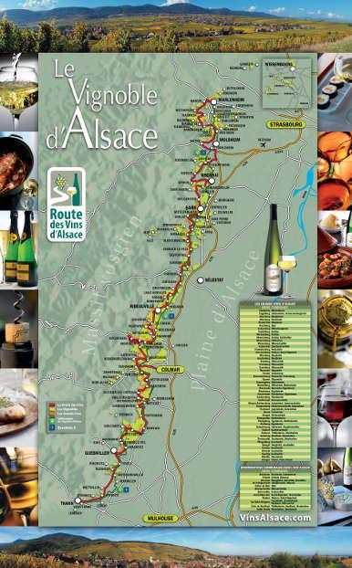 Carte route des vins et velo route fr