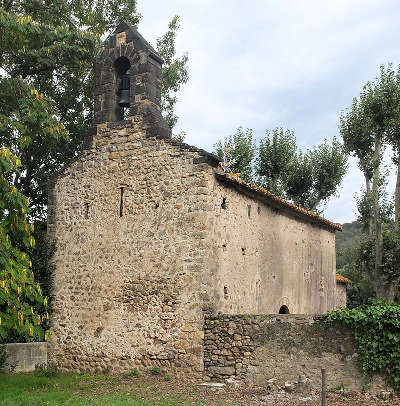 Chapelle de saint martin de fenollar route en terre catalane guide du tourisme des pyrenees orientales