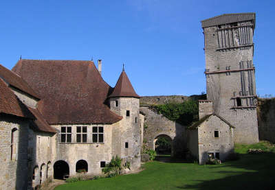 Chateau medieval d oricourt route des monts et merveilles de franche comte