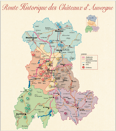 les routes touristiques et historiques