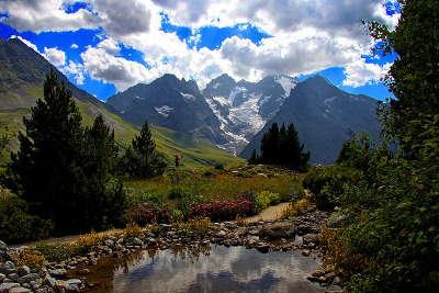 Col lautaret parcours touristique en rhone alpes