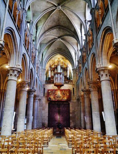 Dijon eglise notre dame l orgue routes touristiques de la cote d or guide touristique de bourgogne