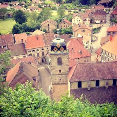 Faucogney et la mer cite de caractere eglise saint georges routes touristiques de haute saone guide touristique de franche comte