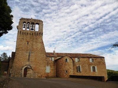 Faugeres eglise saint theobald route touristique de ardeche guide du tourisme de rhone alpes