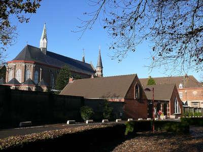 Godewaersvelde abbaye sainte marie du mont des cats routes touristiques du nord guide du tourisme nord pas de calais