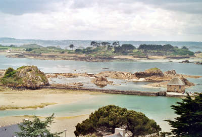 Ile de brehat paysage aux alentours du moulin birlot routes touristiques dans les cotes d armor guide du tourisme en bretagne