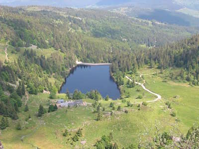 La cuvette du forlet vue du gazon de faite guide du tourisme du haut rhin alsace