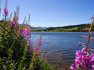 Lac de guery route des lacs d auvergne guide touristique du puy de dome