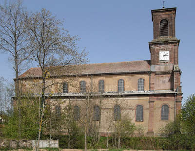 Lachapelle sous rougemont eglise saint vincent routes touristiques du teritoire de belfort guide du tourisme de franche comte