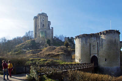 Lavardin le chateau route des vins du val de loire la vallee du loir guide du tourisme de loir et cher