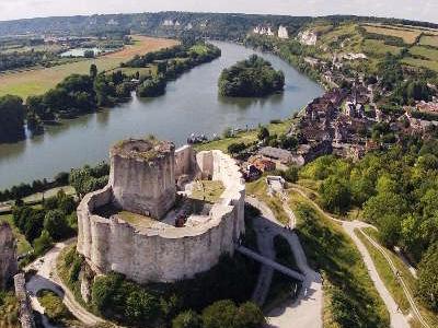 Le chateau gaillard route touristique en normandie