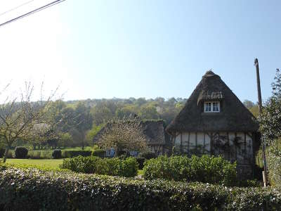 Marais vernier chaumiere les routes touristiques de seine maritime guide du tourisme de haute normandie