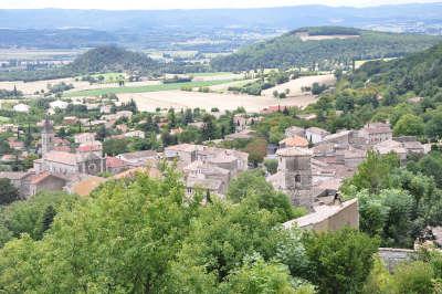 Marsanne vue depuis l eglise saint felix routes touristiques de la drome guide touristique de rhone alpes