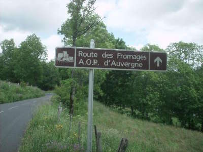 Panneaux de la route des fromages d auvergne