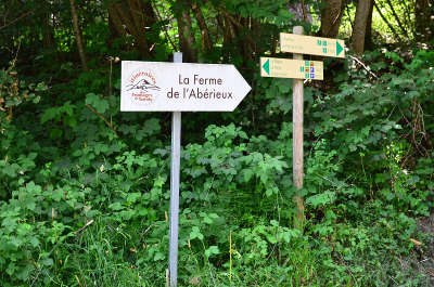 Panneaux la route des fromages de savoie