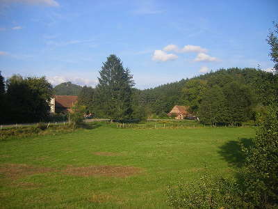 Parc naturel regional des vosges du nord paysage entre bannstein et philippsbourg routes touristiques guide du tourisme