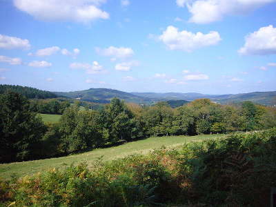 Paysage haut viennois parc naturel regional de millevaches routes touristique de correze guide touristique du limousin