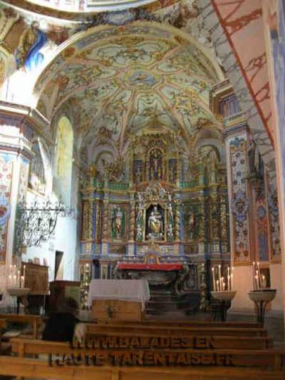 Peisey nancroix chapelle notre dame des vernettes routes touristiques de la savoie guide du tourisme de rhone alpes