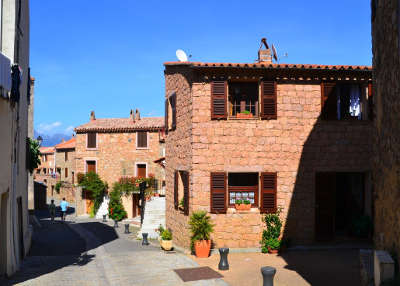 Piana plus beaux villages de france ruelles routes touristiques en corse du sud guide du tourisme de la corse