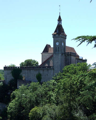 Rocamadour cite medievale grand site de france le chateau de rocamadour reconstruit au xixe siecle routes touristiques du lot guide touristique midi pyrenees