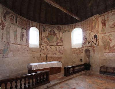 Saint jacques des guerets fresque de l eglise road trip dans le loir et cher guide du tourisme centre val de loire