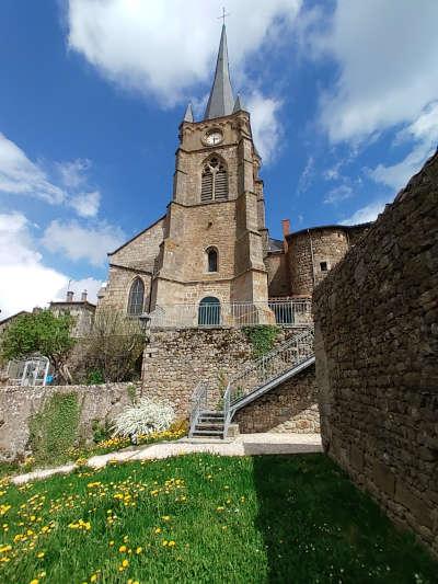 Saint pal de chalencon petite cite de caractere eglise st paul de saint pal de chalencon entree ouest route touristique de la haute loire guide du tourisme d auvergne