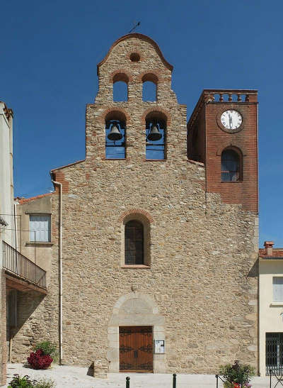 Sorede l eglise saint assiscle et sainte victoire route des cols des pyrenees guide touristique des pyrenees orientales