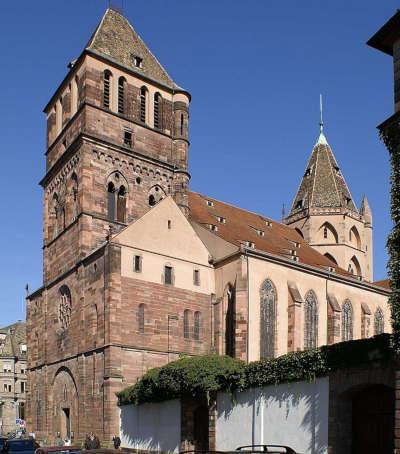 Strasbourg l eglise saint thomas route touristique du bas rhin guide du tourisme d alsace