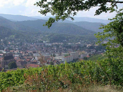 Vue de guebwiller route des vins d alsace guide du tourisme de l alsace