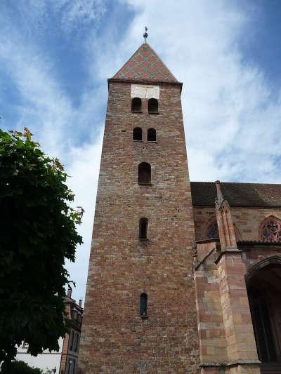 Wissembourg tour romane de l eglise saints pierre et paul routes touristiques du bas rhin guide du tourisme de l alsace